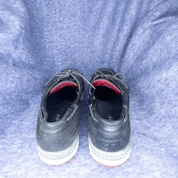 Sperry Top-Sider Leather Black Men's Size 12 - Picture 3 of 6